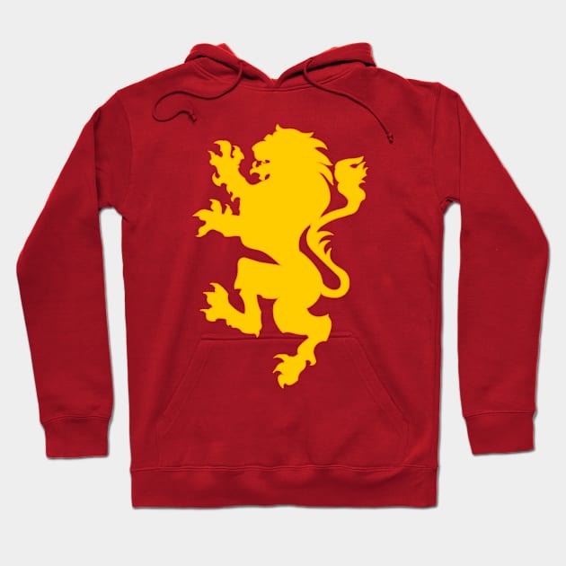 Narnia Flag (Lion Only) Hoodie by C E Richards